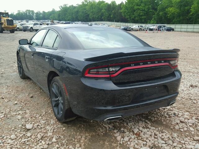 NCS99814 - 2018 DODGE CHARGER SX BLACK photo 3