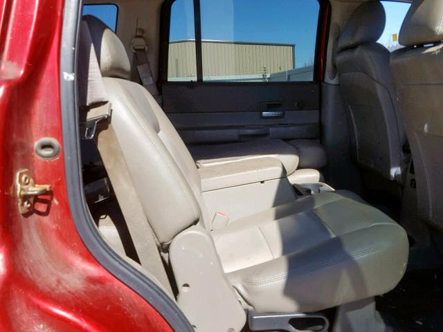 1D8HD48K67F500161 - 2007 DODGE DURANGO SL MAROON photo 6