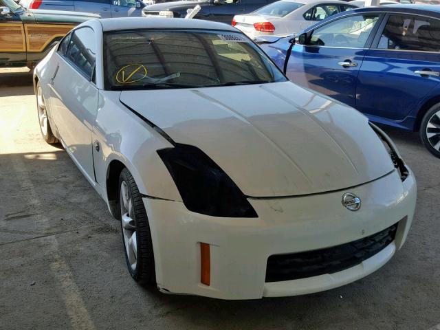 JN1AZ34D66M303118 - 2006 NISSAN 350Z COUPE WHITE photo 1