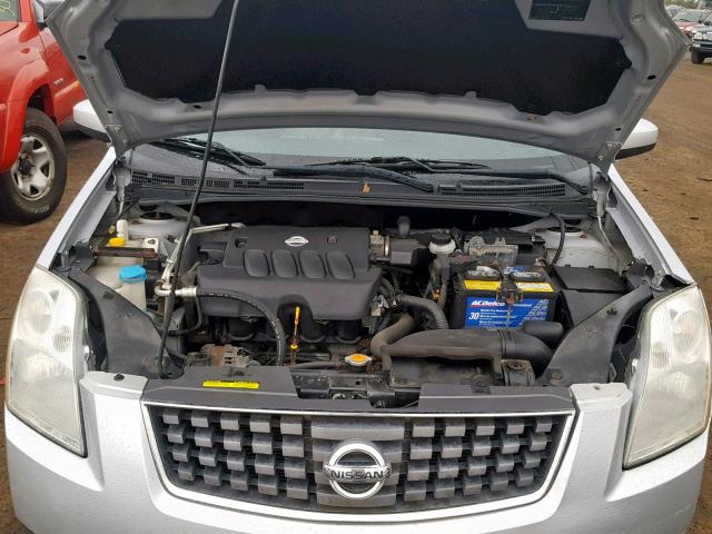 3N1AB61E97L715774 - 2007 NISSAN SENTRA 2.0 GRAY photo 7