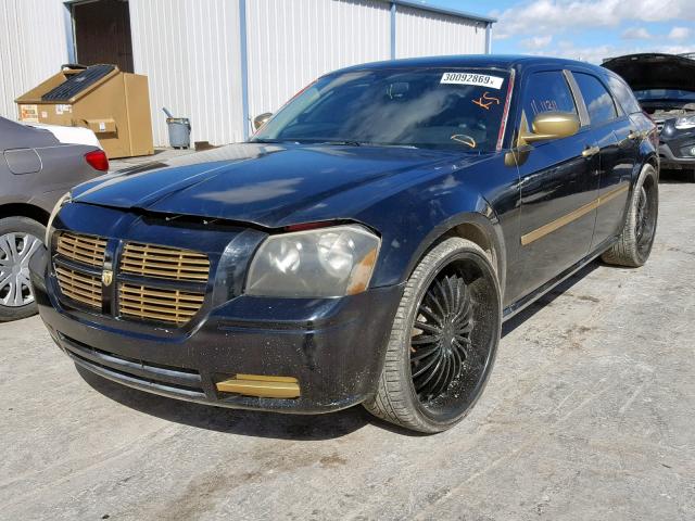 2D4FV48V85H167165 - 2005 DODGE MAGNUM SXT BLACK photo 2