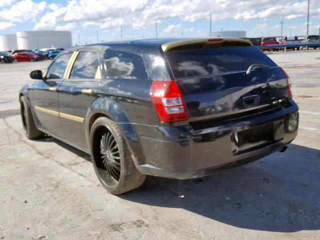 2D4FV48V85H167165 - 2005 DODGE MAGNUM SXT BLACK photo 3