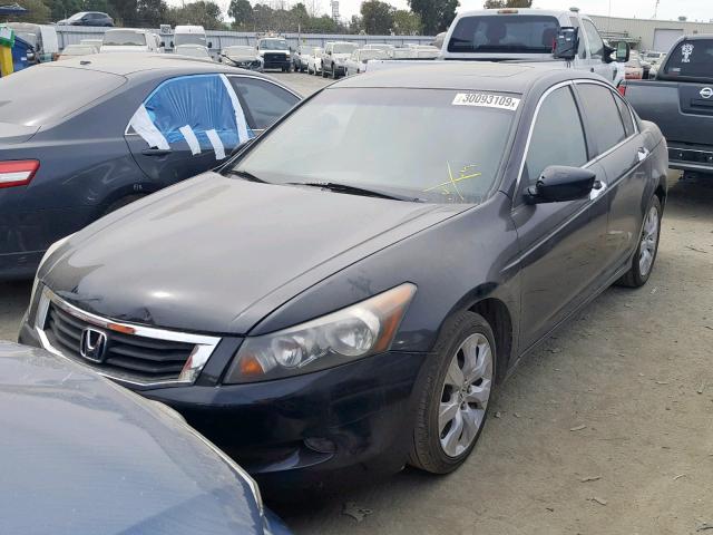 1HGCP368X9A013032 - 2009 HONDA ACCORD EXL BLACK photo 2