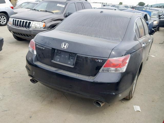 1HGCP368X9A013032 - 2009 HONDA ACCORD EXL BLACK photo 4