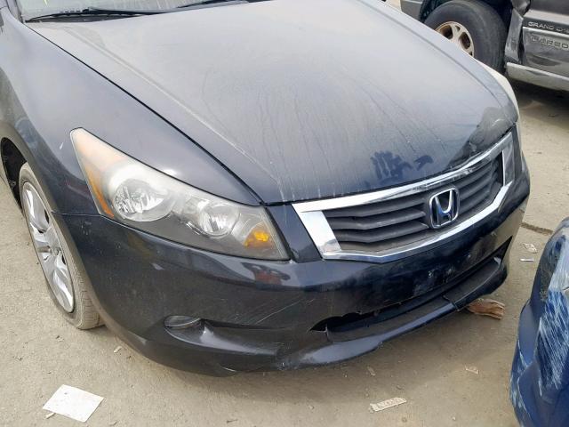 1HGCP368X9A013032 - 2009 HONDA ACCORD EXL BLACK photo 9