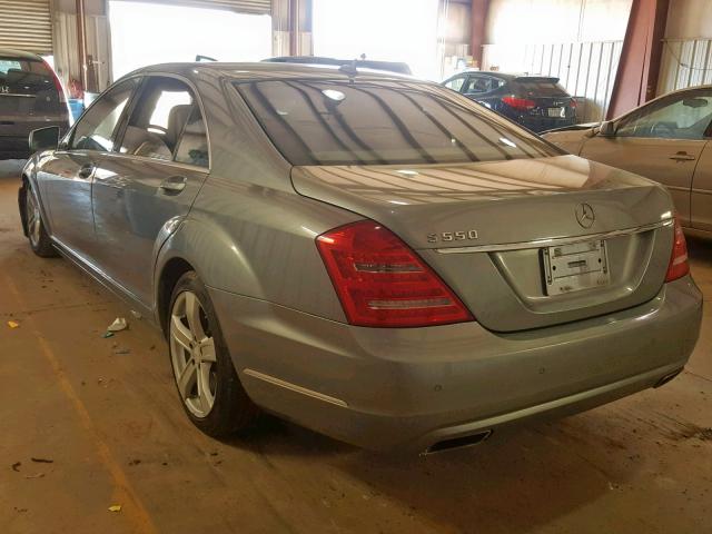 WDDNG7BB3AA352841 - 2010 MERCEDES-BENZ S 550 GRAY photo 3