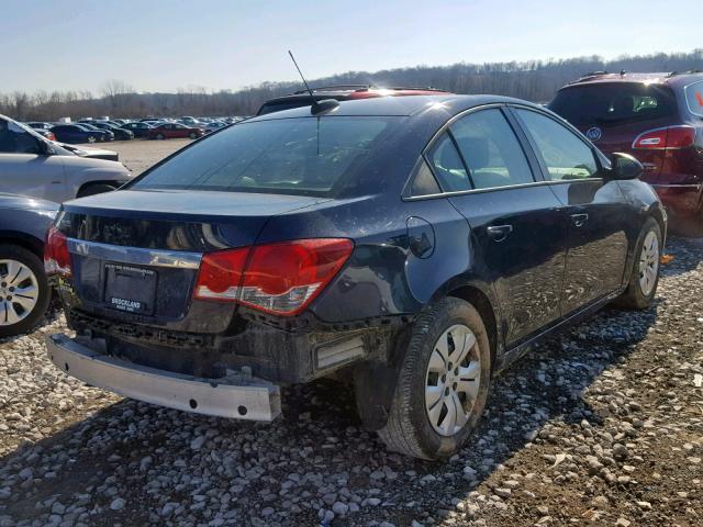 1G1PB5SH0F7111651 - 2015 CHEVROLET CRUZE LS BLUE photo 4