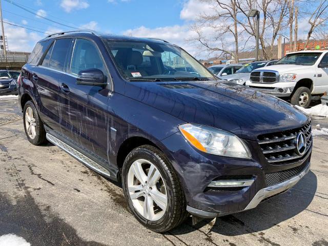 4JGDA5HB5CA034916 - 2012 MERCEDES-BENZ ML 350 4MA BLUE photo 1