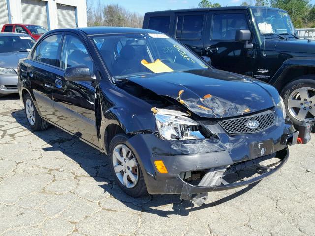 KNADE223596495048 - 2009 KIA RIO BASE BLACK photo 1