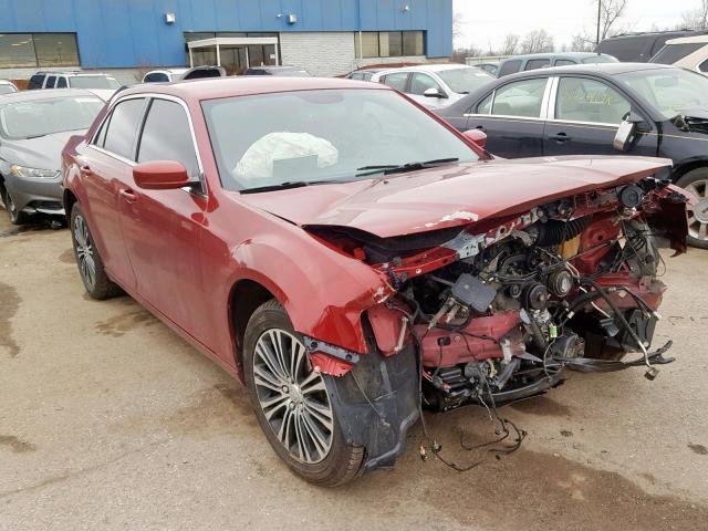 2C3CCAGG7EH207053 - 2014 CHRYSLER 300 S RED photo 1