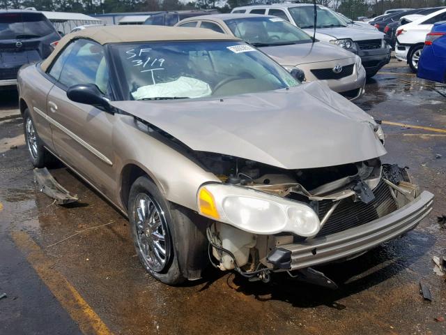 1C3EL45X24N183683 - 2004 CHRYSLER SEBRING LX GOLD photo 1