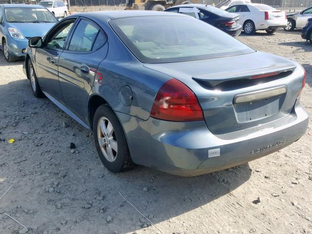 2G2WP552561302169 - 2006 PONTIAC GRAND PRIX BLUE photo 3