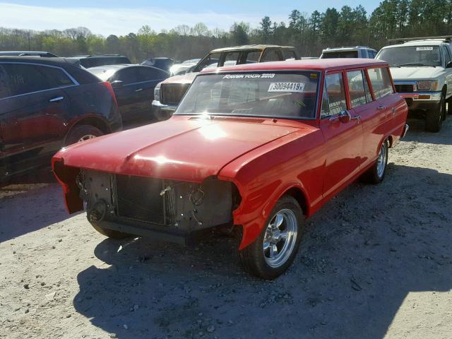 115355N176911 - 1965 CHEVROLET NOVA II RED photo 2