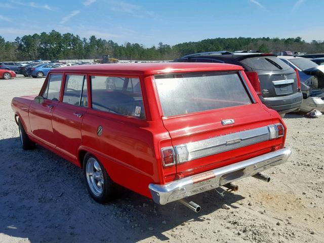 115355N176911 - 1965 CHEVROLET NOVA II RED photo 3