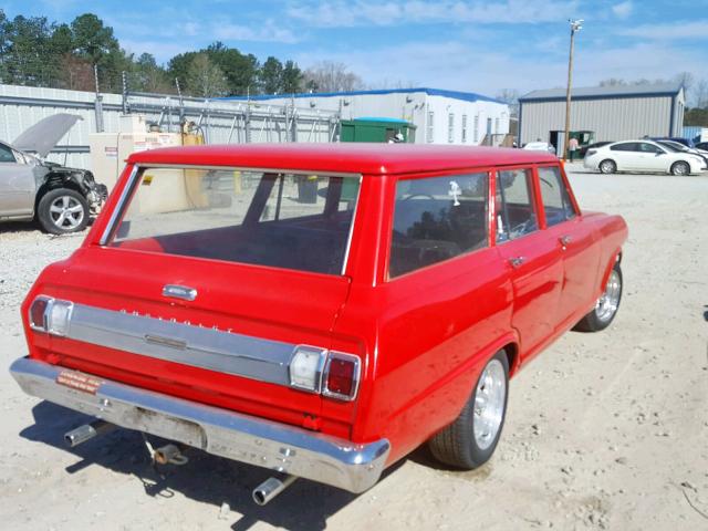 115355N176911 - 1965 CHEVROLET NOVA II RED photo 4