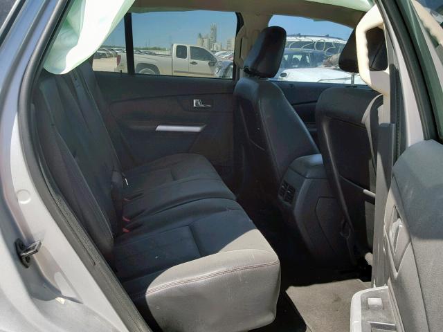 2FMDK3JCXCBA08000 - 2012 FORD EDGE SEL SILVER photo 6