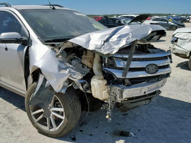 2FMDK3JCXCBA08000 - 2012 FORD EDGE SEL SILVER photo 9