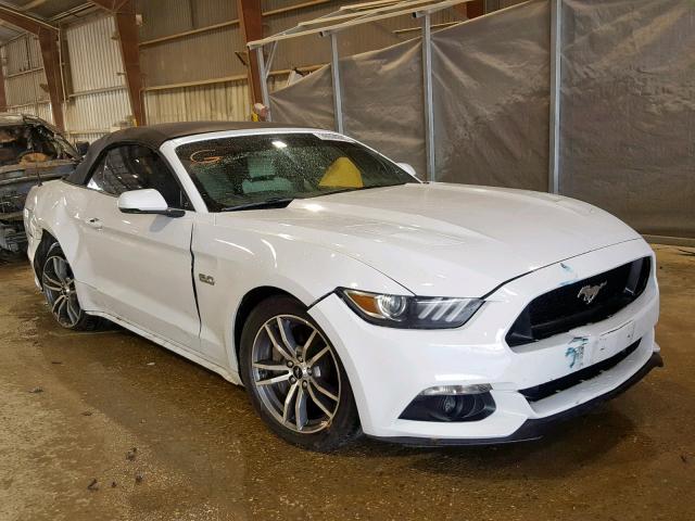 1FATP8FF4G5216858 - 2016 FORD MUSTANG GT WHITE photo 1