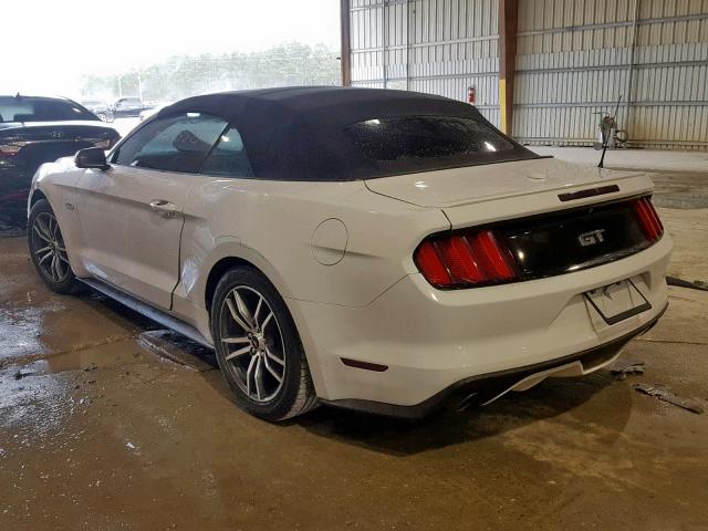 1FATP8FF4G5216858 - 2016 FORD MUSTANG GT WHITE photo 3