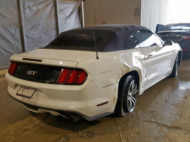 1FATP8FF4G5216858 - 2016 FORD MUSTANG GT WHITE photo 4