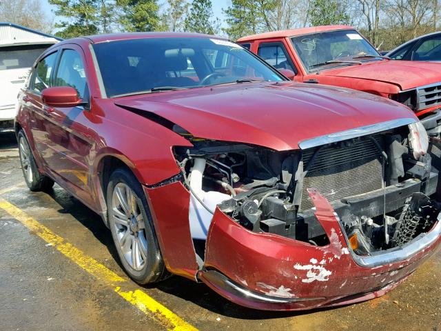 1C3CCBBB3DN732442 - 2013 CHRYSLER 200 TOURIN RED photo 1