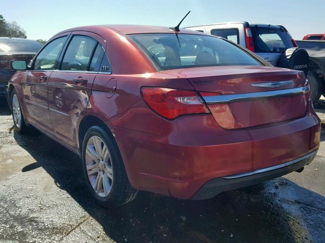 1C3CCBBB3DN732442 - 2013 CHRYSLER 200 TOURIN RED photo 3