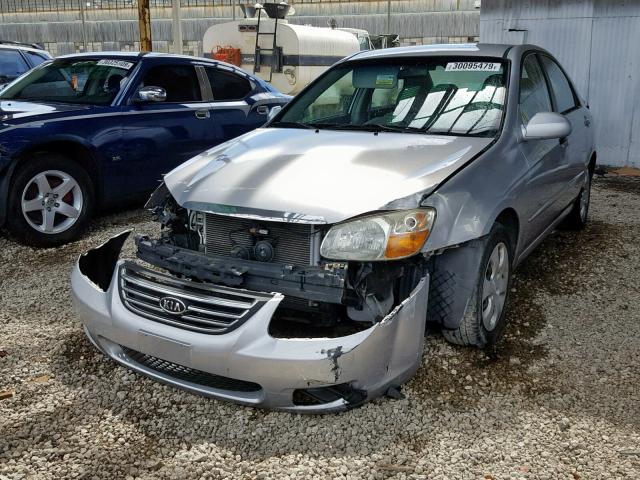 KNAFE121875460413 - 2007 KIA SPECTRA EX SILVER photo 2