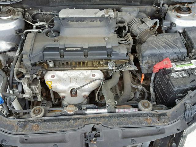 KNAFE121875460413 - 2007 KIA SPECTRA EX SILVER photo 7