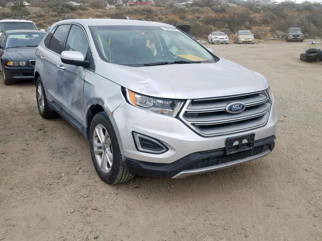 2FMPK4J99GBC37300 - 2016 FORD EDGE SEL SILVER photo 1