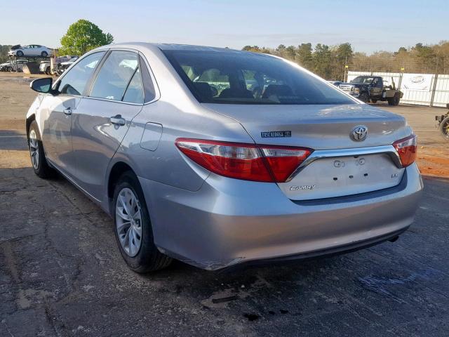 4T1BF1FK2FU477516 - 2015 TOYOTA CAMRY LE SILVER photo 3