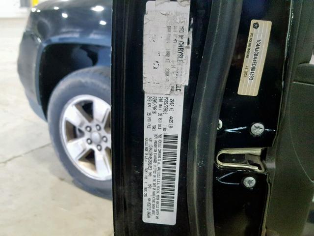 1C4NJCBA4ED881893 - 2014 JEEP COMPASS SP შავი ფოტო 10