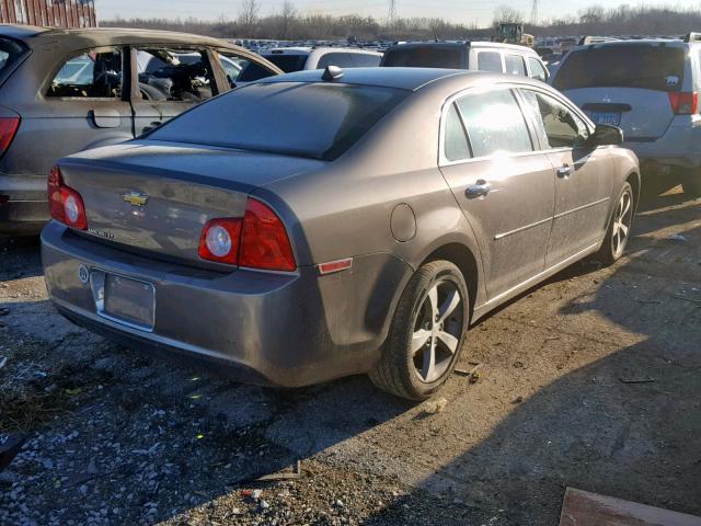 1G1ZC5E03CF334022 - 2012 CHEVROLET MALIBU 1LT 棕色 照片 4