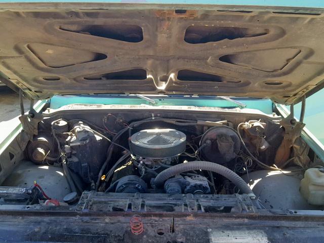 CCZ243F451768 - 1973 CHEVROLET C-10 TEAL photo 7