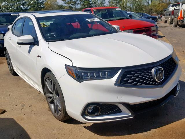19UUB3F67JA006531 - 2018 ACURA TLX TECH+A WHITE photo 1