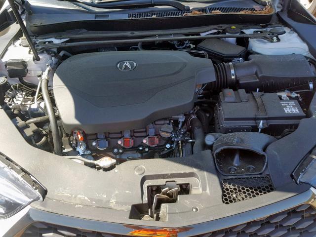 19UUB3F67JA006531 - 2018 ACURA TLX TECH+A WHITE photo 7