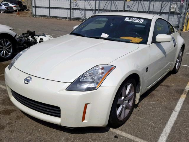 JN1AZ34D83T112835 - 2003 NISSAN 350Z COUPE WHITE photo 2