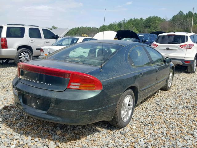 2B3HD46R51H500304 - 2001 DODGE INTREPID S GREEN photo 4