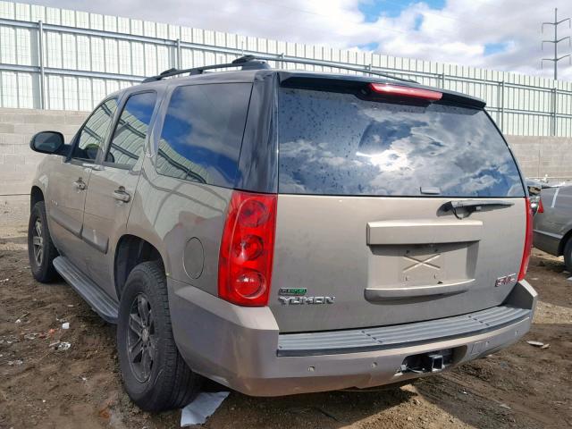 1GKFC13087R390746 - 2007 GMC YUKON BLACK photo 3