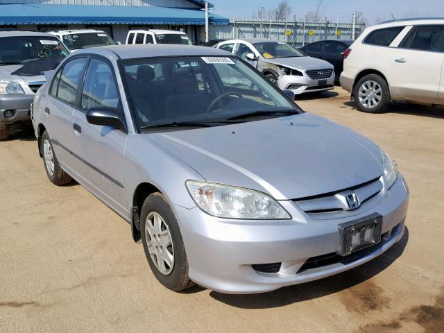 2HGES16444H638657 - 2004 HONDA CIVIC DX SILVER photo 1