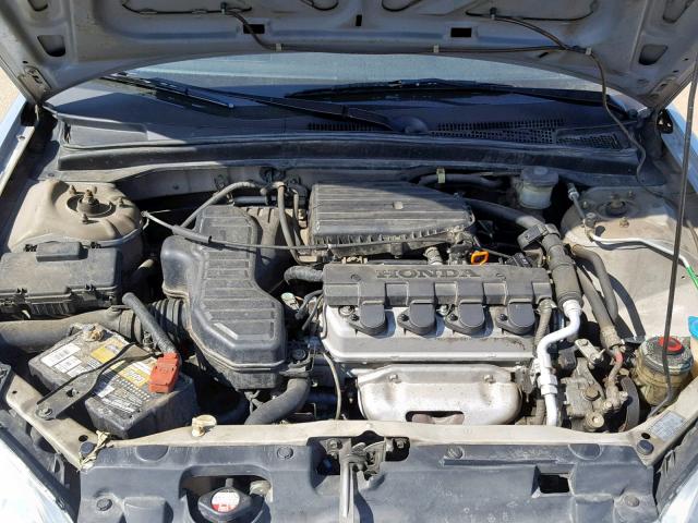 2HGES16444H638657 - 2004 HONDA CIVIC DX SILVER photo 7