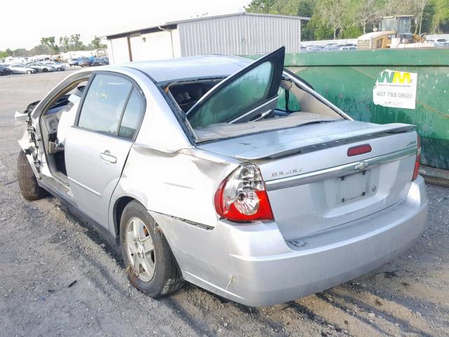 1G1ZT52835F236363 - 2005 CHEVROLET MALIBU LS 银色 照片 3