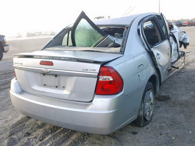 1G1ZT52835F236363 - 2005 CHEVROLET MALIBU LS 银色 照片 4