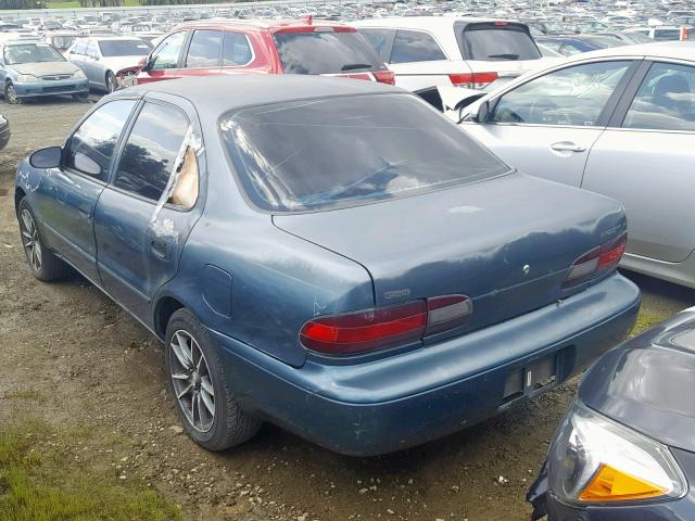 1Y1SK5262SZ035764 - 1995 GEO PRIZM BASE მწვანე ფოტო 3