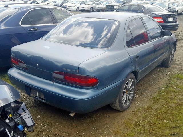 1Y1SK5262SZ035764 - 1995 GEO PRIZM BASE მწვანე ფოტო 4