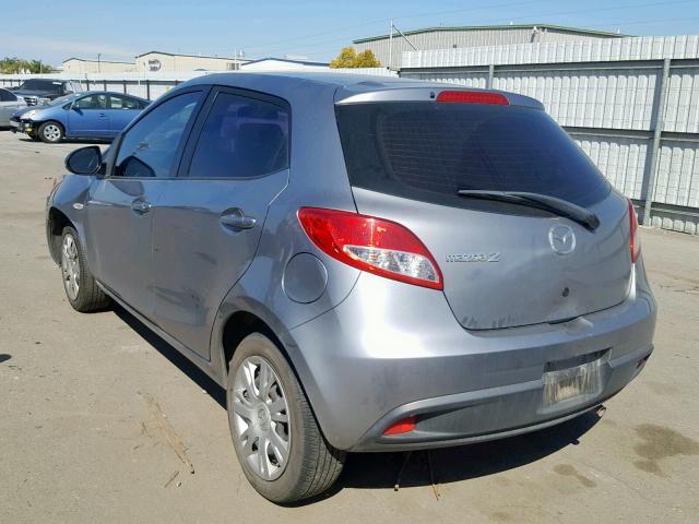 JM1DE1KZ5E0185870 - 2014 MAZDA MAZDA2 SPO GRAY photo 3