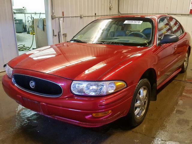 1G4HR54K43U234975 - 2003 BUICK LESABRE LI MAROON photo 2