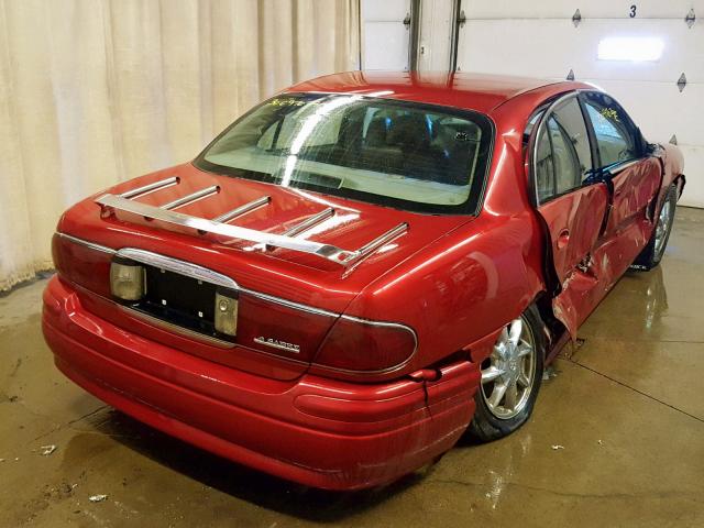 1G4HR54K43U234975 - 2003 BUICK LESABRE LI MAROON photo 4