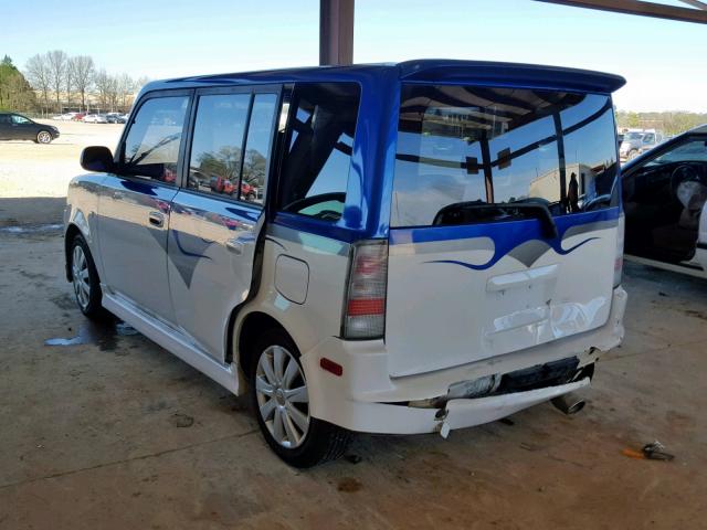 JTLKT324550199902 - 2005 TOYOTA SCION XB BLUE photo 3