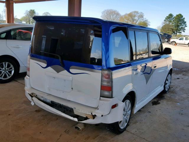 JTLKT324550199902 - 2005 TOYOTA SCION XB BLUE photo 4