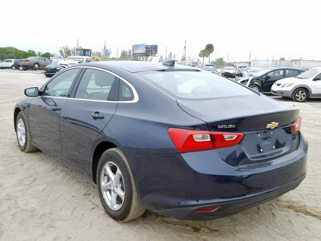 1G1ZB5ST3JF116077 - 2018 CHEVROLET MALIBU LS Mavi foto 3